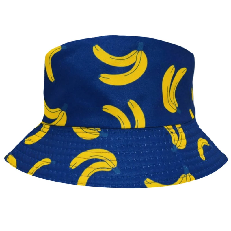 Fischerhut Banane wendbar