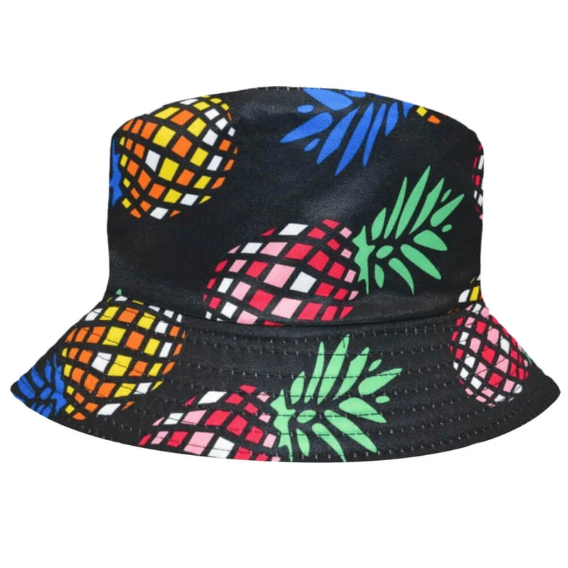 Fischerhut Ananas wendbar