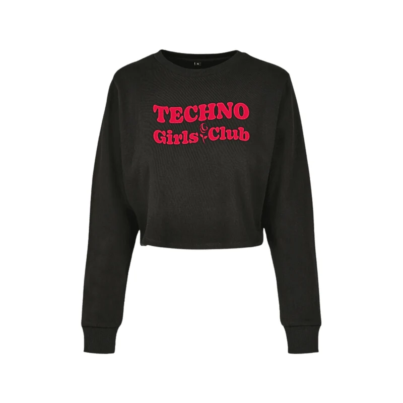 Techno Rose Cropped Sweater