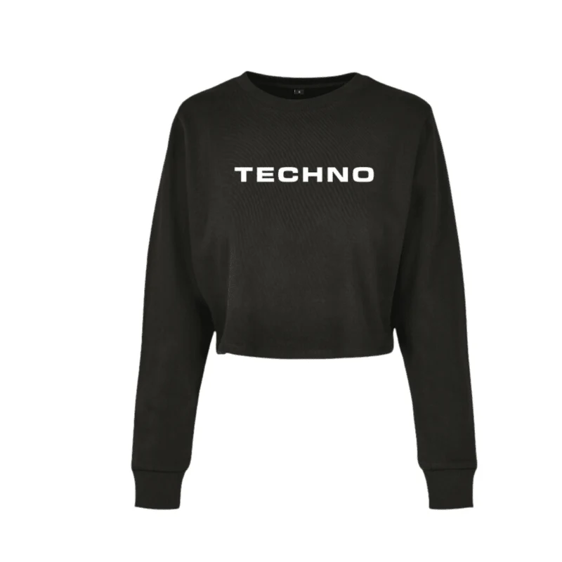 TECHNO Cropped Sweater