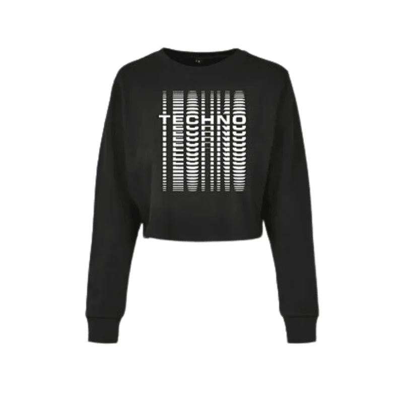 TECHNO BLEND Cropped Sweater
