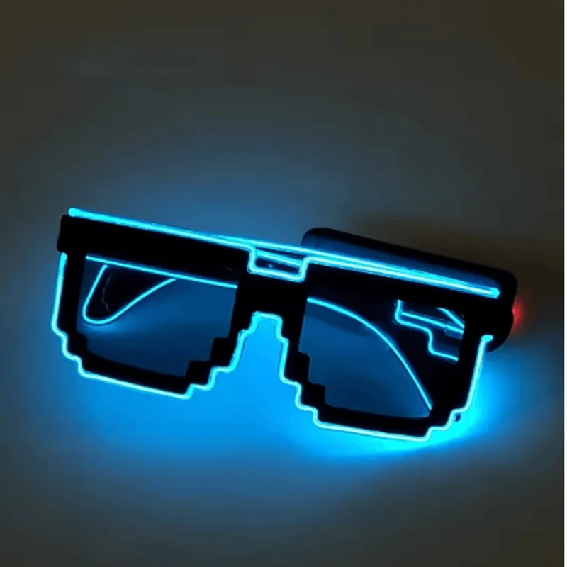 Leuchtende PIXEL Brille