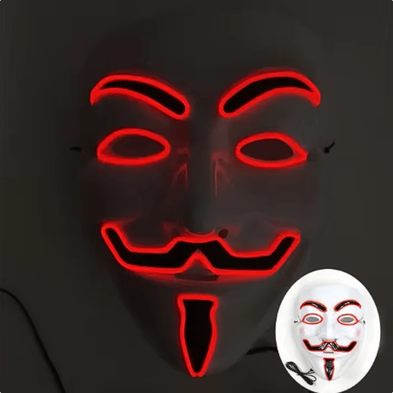 X leuchtende Maske V Vendetta