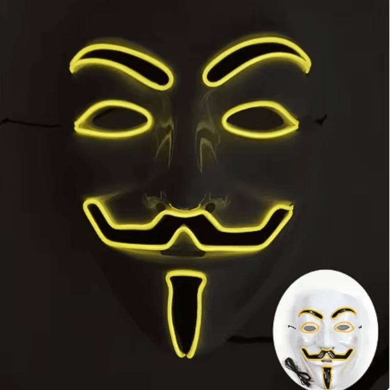 X leuchtende Maske V Vendetta