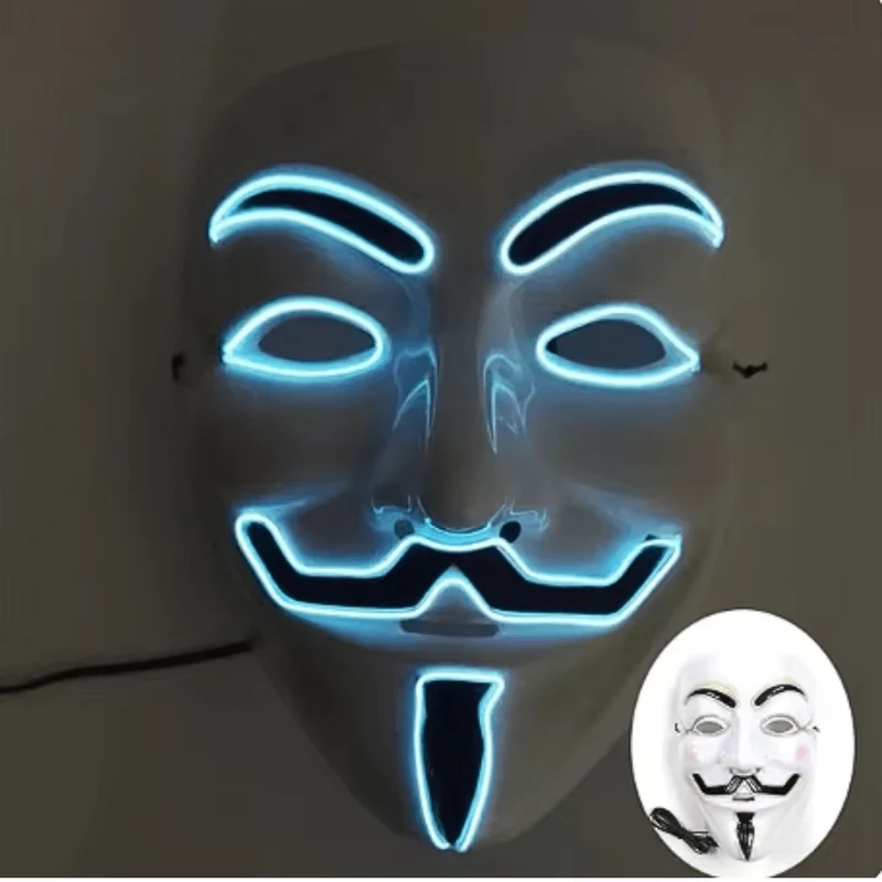 X leuchtende Maske V Vendetta