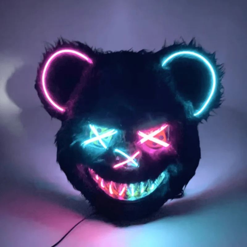 X leuchtende Maske Bär