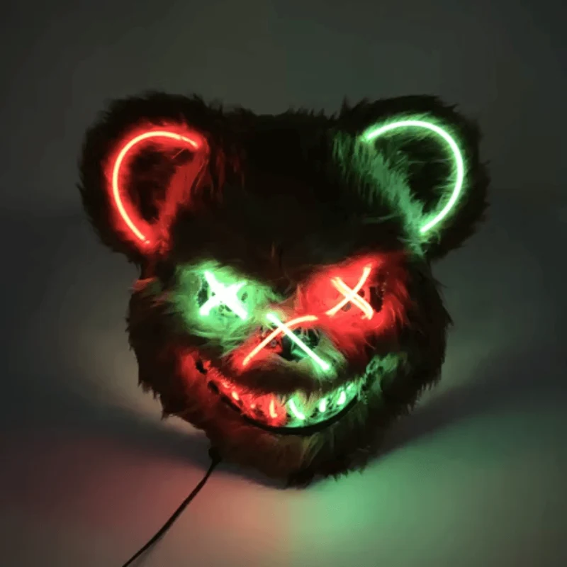 X leuchtende Maske Bär