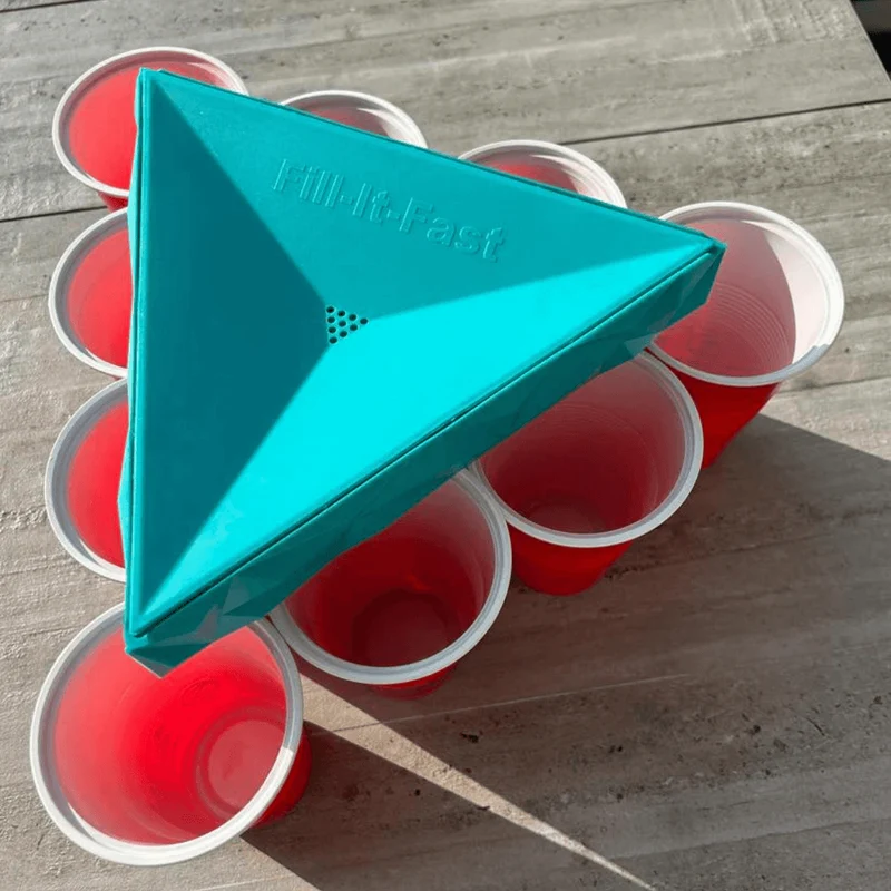 Bierpongbefüller Blau