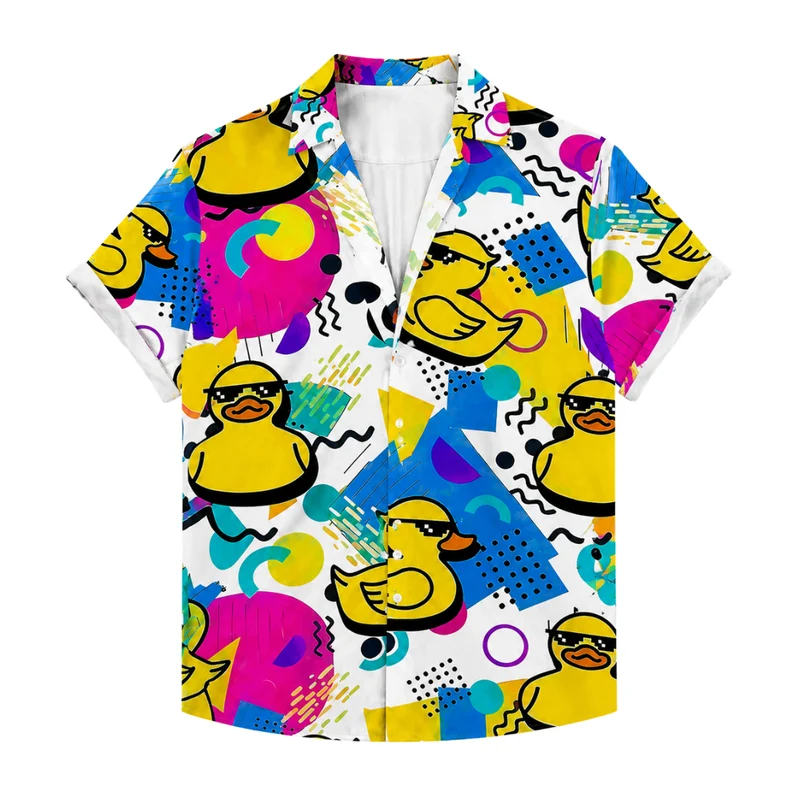 Festival Hemd Herren Crazy Duck