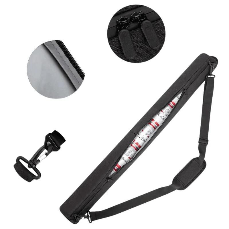 Bier-Golf-Kühltasche in Schwarz
