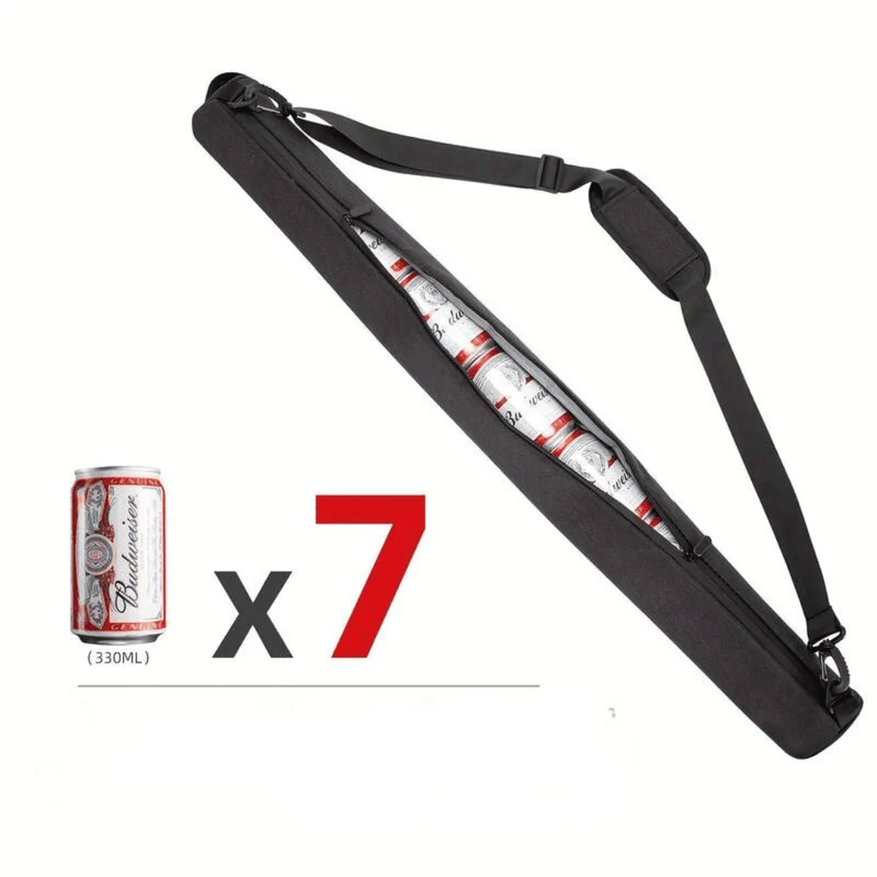 Bier-Golf-Kühltasche in Schwarz