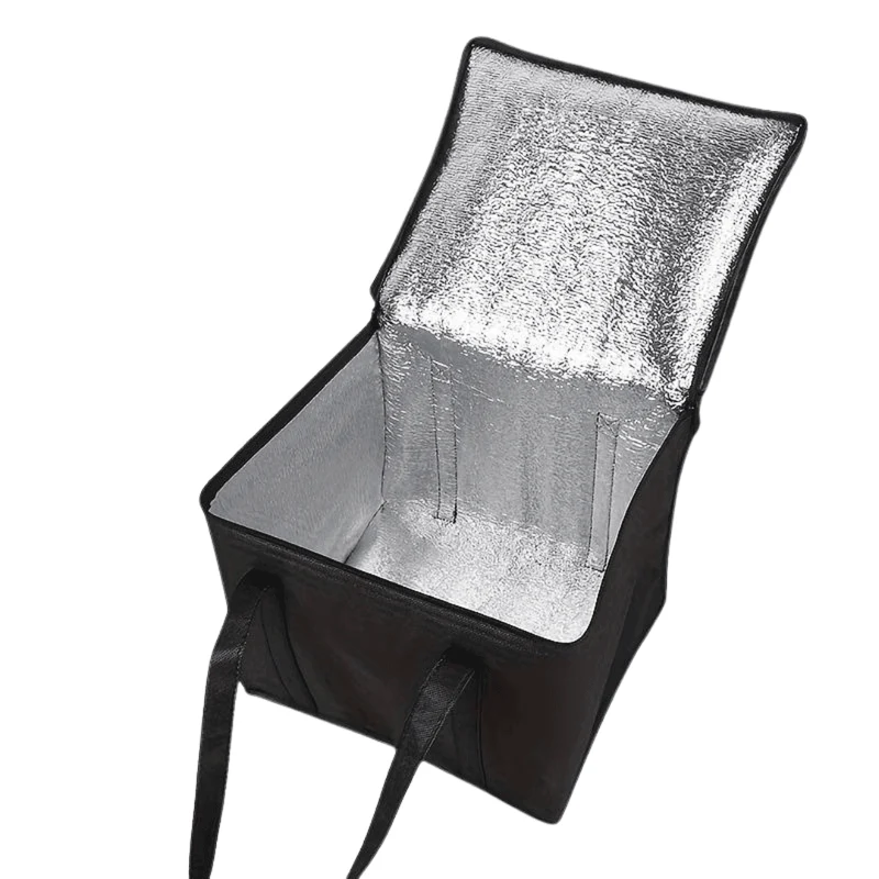 Kühltasche Schwarz groß in 41cm x 33cm x 26cm