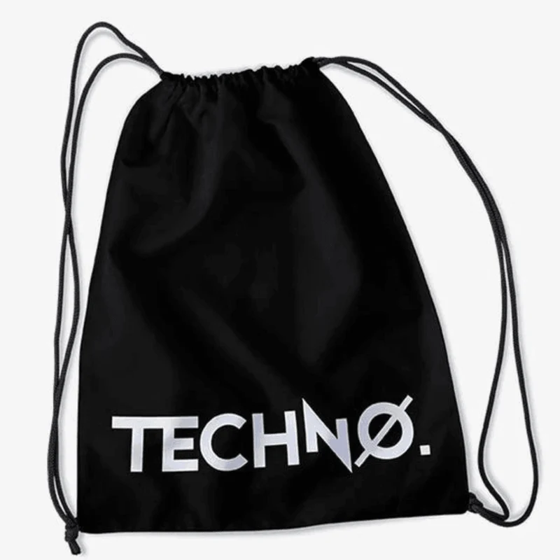 'New Techno' Turnbeutel (schwarz)