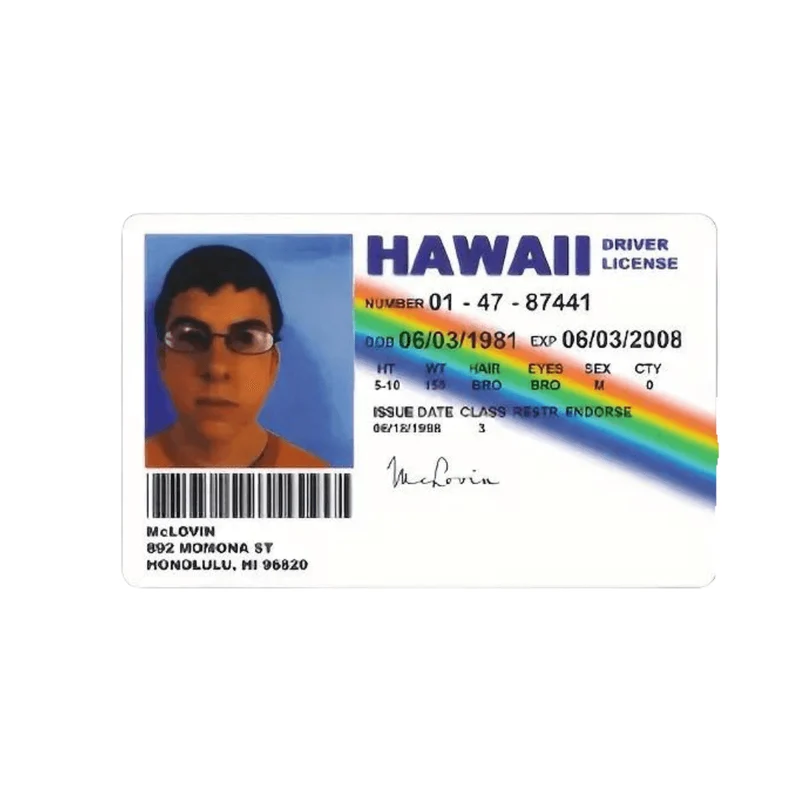 Hackkarte "Mc LOVIN"