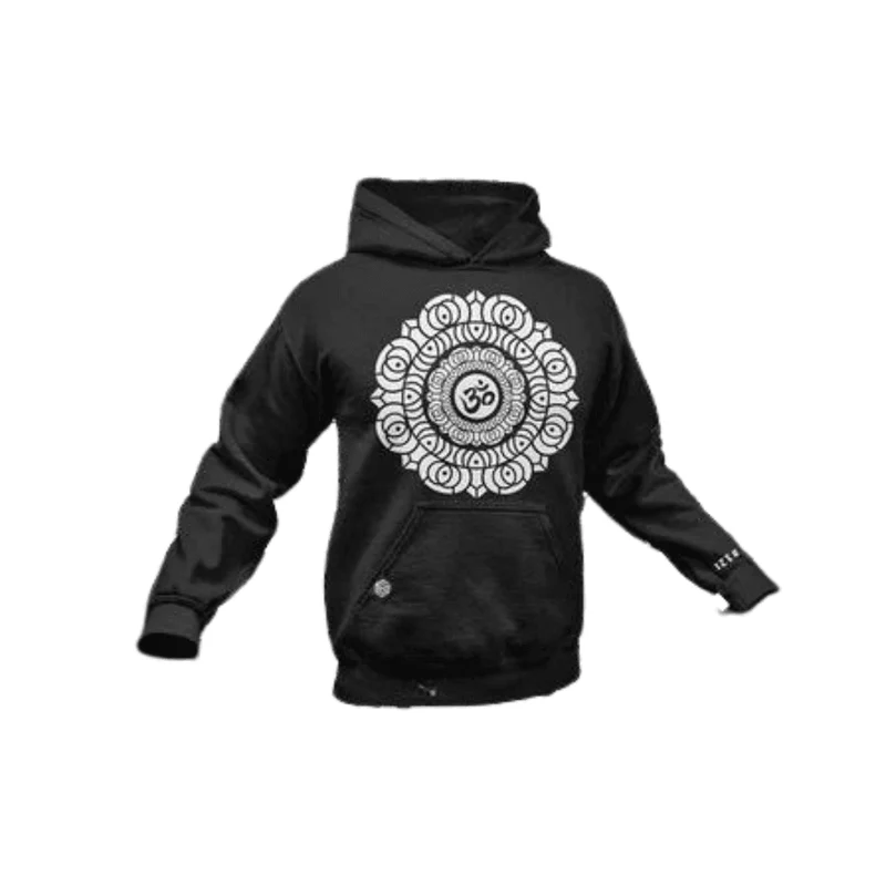 Om Mandala Premium Hoodie (schwarz)