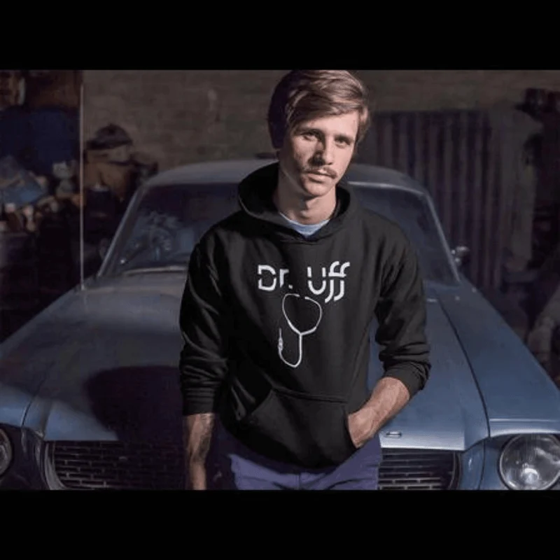 Dr. Uff Premium Hoodie (schwarz)
