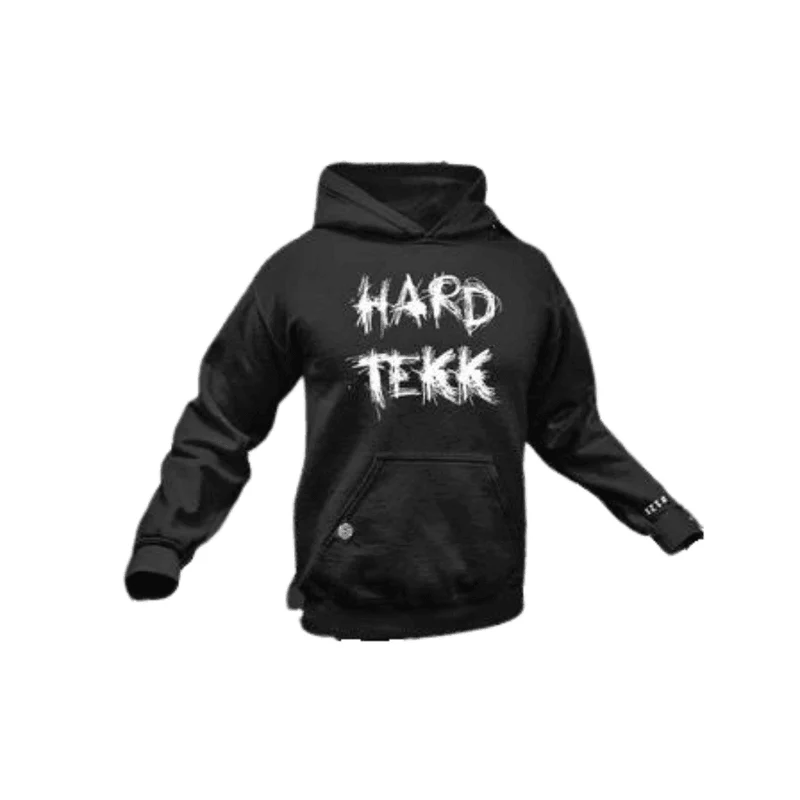 Scratched Hardtekk Premium Hoodie (schwarz)