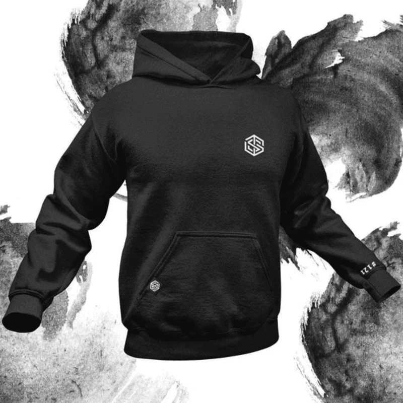 Technostoff Crew Premium Hoodie (schwarz)