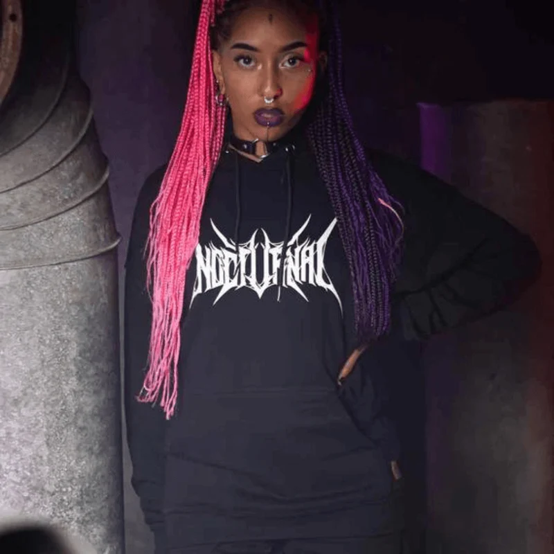 Nocturnal Zombie Oversized Hoodie (unisex)