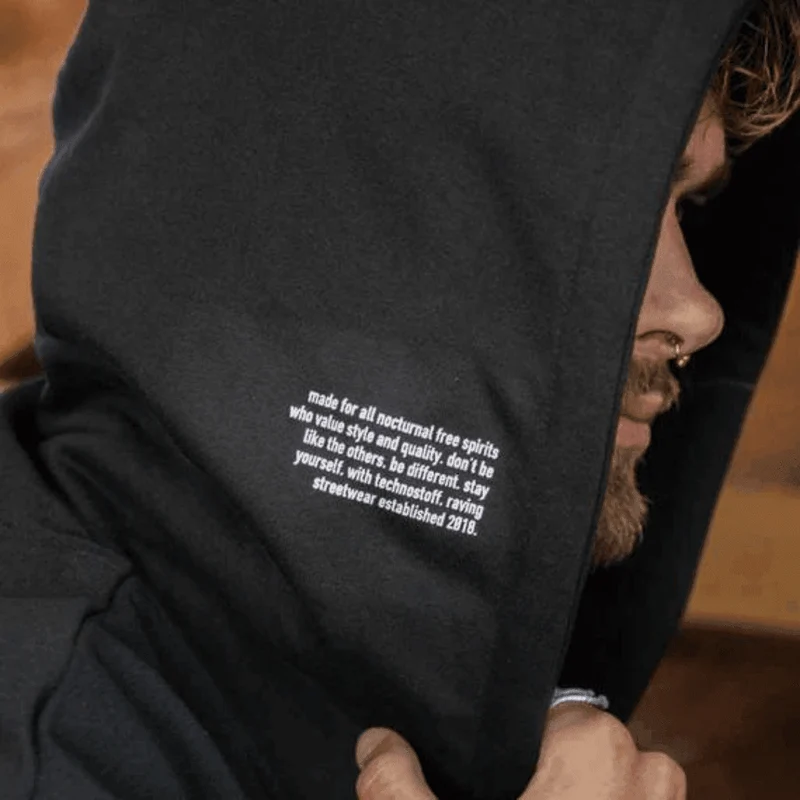 Nocturnal Zombie Oversized Hoodie (unisex)