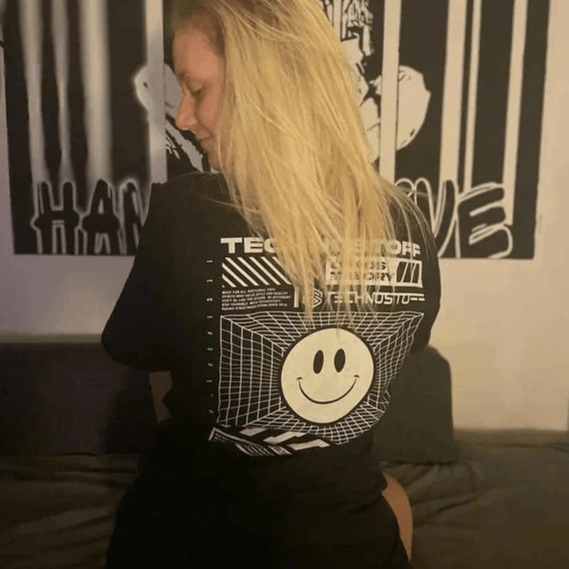 Virtual Rave T-Shirt (oversized, unisex, black)