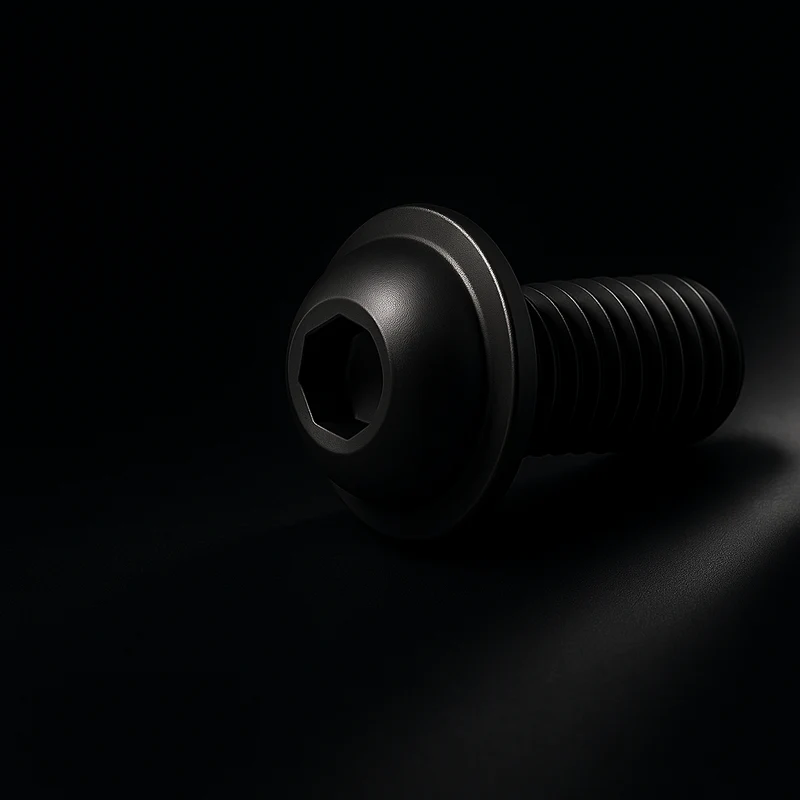 Linsenkopfschraube M8 x 12 mm schwarz | BLACK EDITION | 20 Stück
