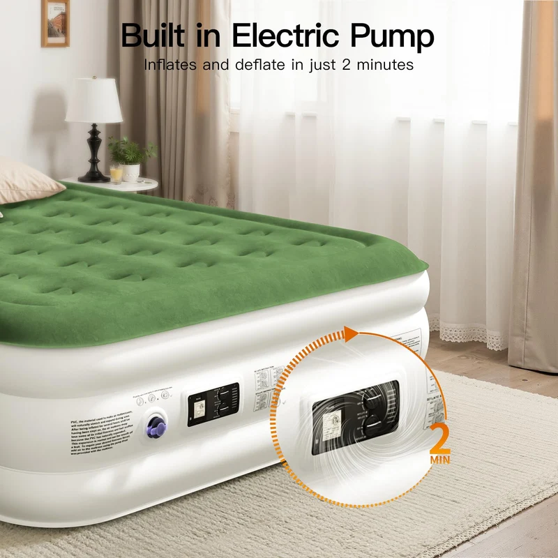 Zearna Luftbett 1 Person selbstaufblasend elektrisch 190x100x40 cm