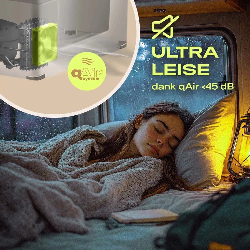 PLUG IN FESTIVALS Kompressor Kühlbox 50 Liter bis -20 °C 12V/230V