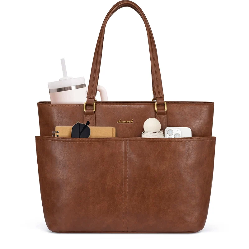 LOVEVOOK Handtasche Damen gross Laptoptasche 17.3 Zoll Shopper