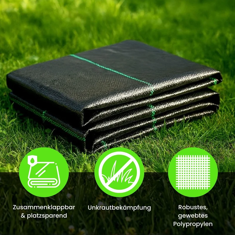 Green Thumbz Unkrautvlies Extra Stark 1 x 100 m wasserdurchlässig