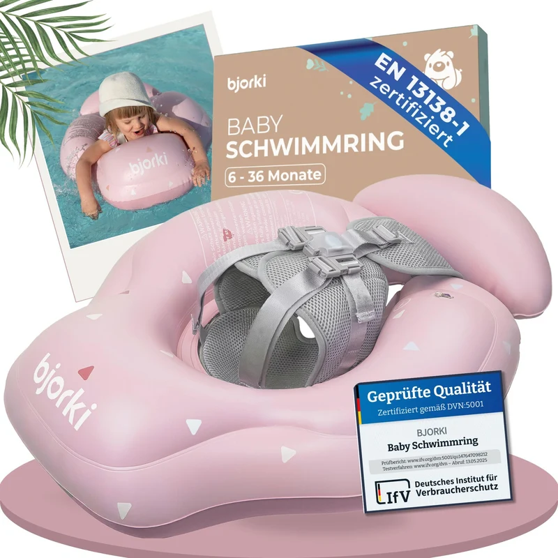 BJORKI Schwimmring Baby BJ055 – Schwimmhilfe ab 6 Monate