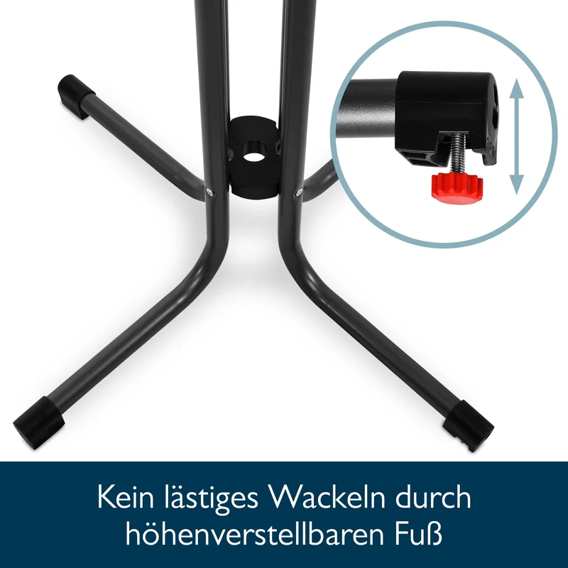 Beautissu Bistroni Bistrotisch rund Ø 80 cm klappbar schwarz