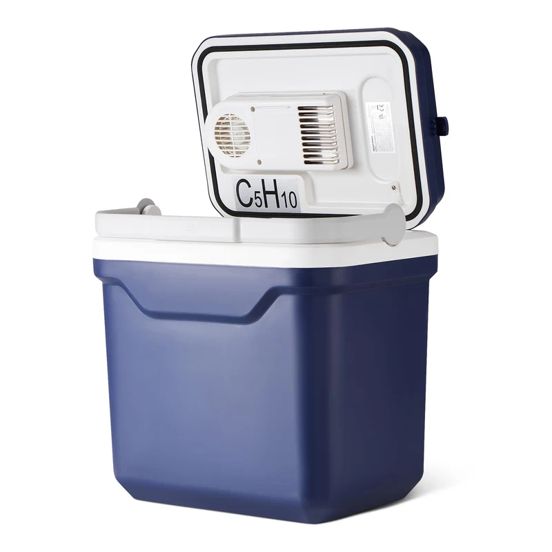 Amazon Basics Elektrische Kühlbox 24 L mit Kühl- und Wärmefunktion