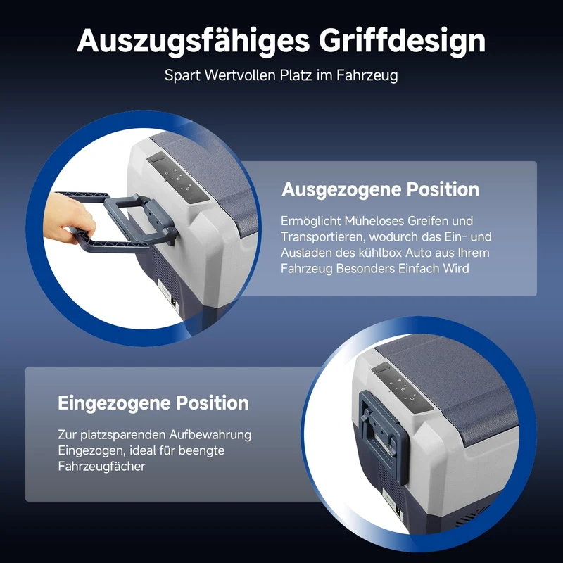 AAOBOSI Kompressor Kühlbox 60 L Dual Zone mit App-Steuerung