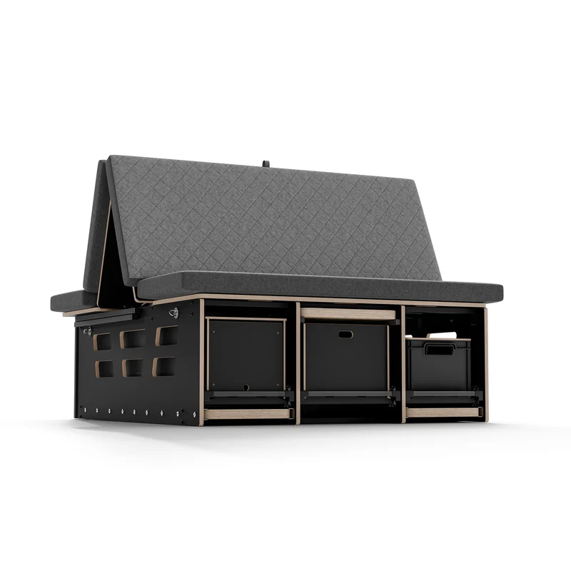 BENCH2 Komplettset inkl. Küchenmodul, Wassersystem und Kühlbox