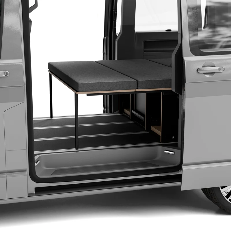 BENCH2 Komplettset inkl. Küchenmodul, Wassersystem und Kühlbox