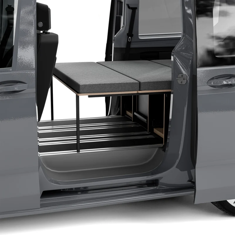 BENCH2 Komplettset inkl. Küchenmodul, Wassersystem und Kühlbox
