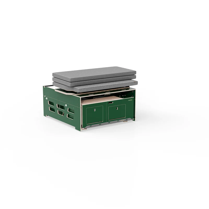 BIGBOX Komplettset inkl. Küchenmodul, Wassersystem und Kühlbox