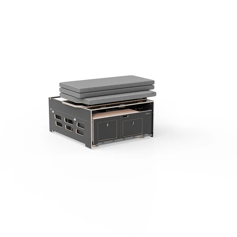 BIGBOX Komplettset inkl. Küchenmodul, Wassersystem und Kühlbox