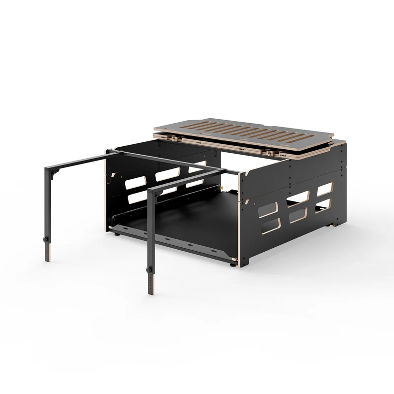 BIGBOX Bettset mit Heckauszug und Matratze
