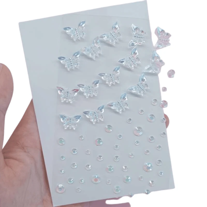 3D-Schmetterlings Gesichtsaufkleber