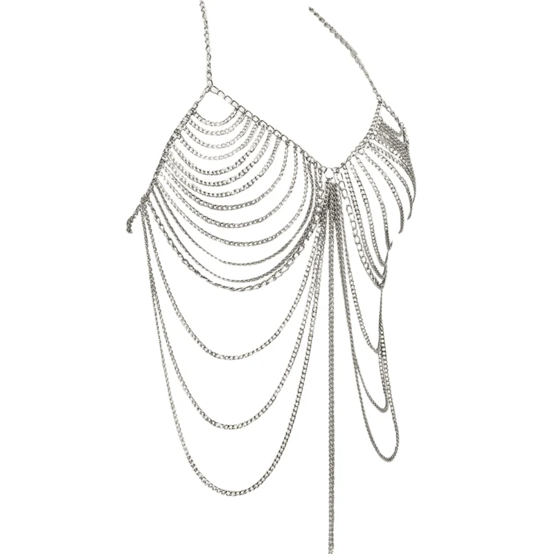 Neckholder- Top aus Ketten