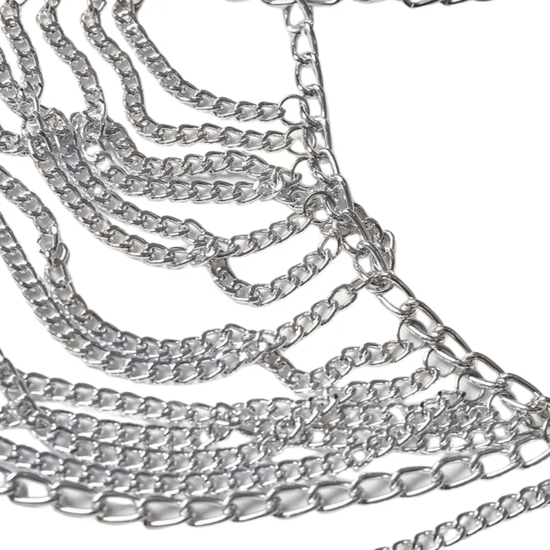 Neckholder- Top aus Ketten