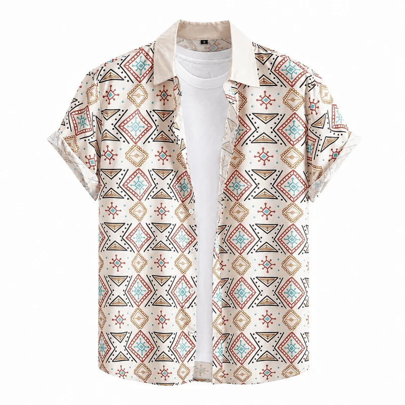Festival Hemd Herren Desert Vibes