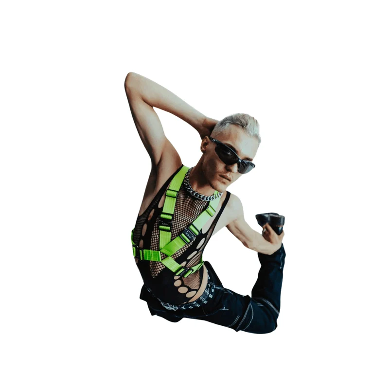 NDMAxGINA Alicia Harness -Lime Green