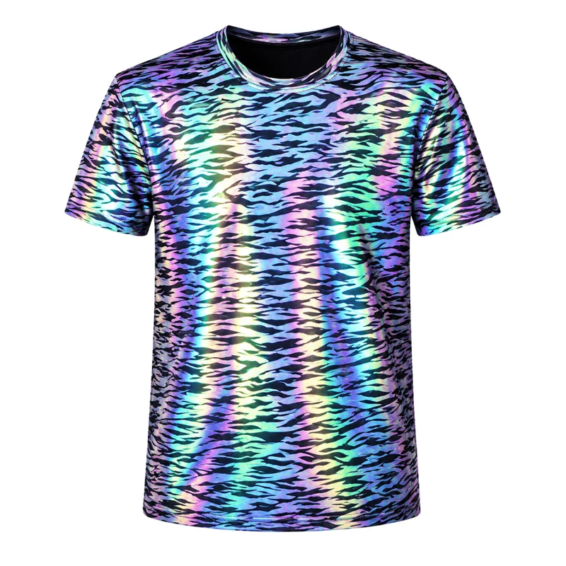 Reflektierendes T-Shirt Midnight Zebra