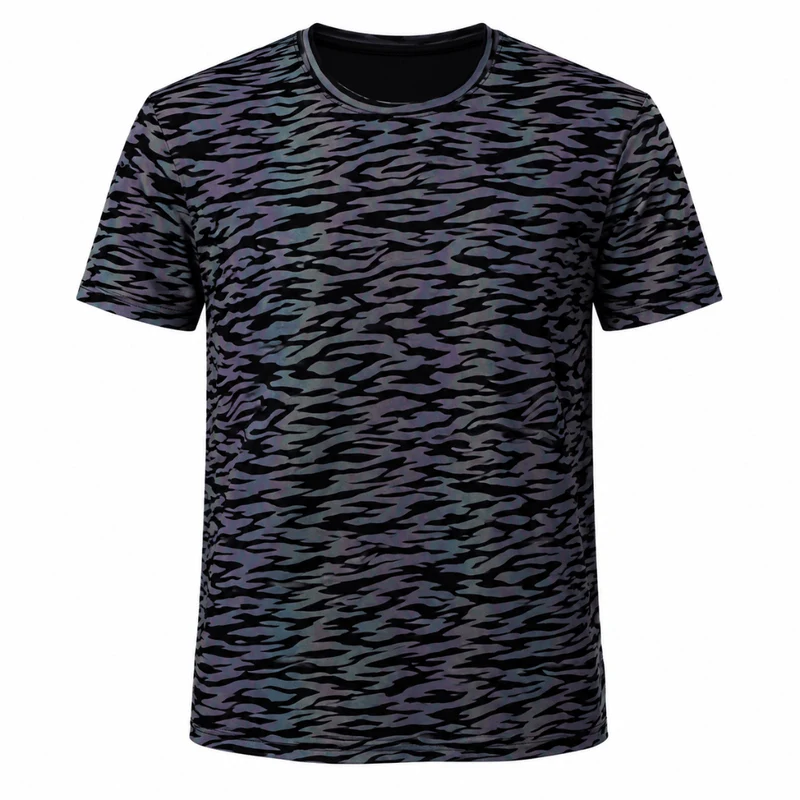 Reflektierendes T-Shirt Midnight Zebra