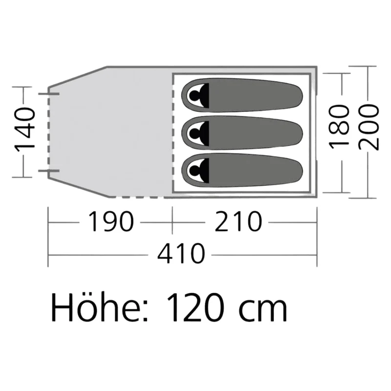 Easy camp Tunnelzelt Spirit 300