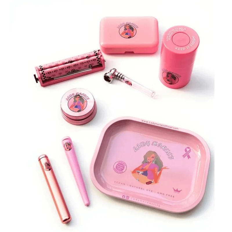 XXL Smoking Set in Pink