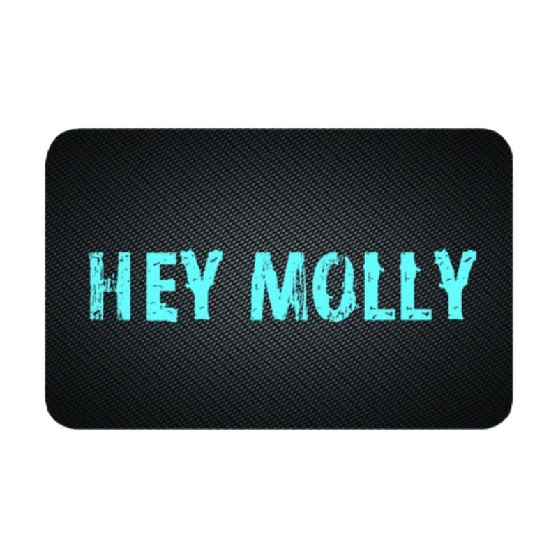 Karte "Hey Molly" im Carbon Look Set